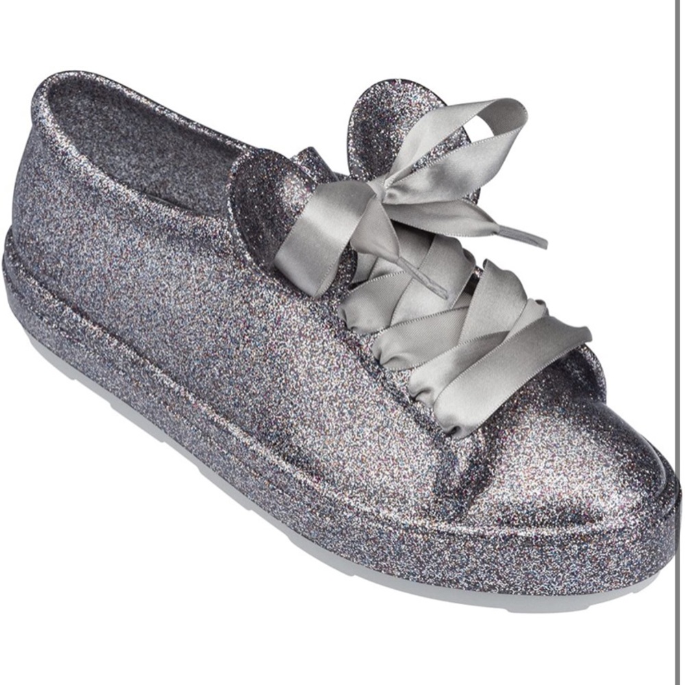 Melissa X Minnie Mouse glitter sneakers
